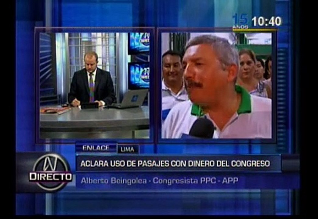 Beingolea: "Cada uno de mis viajes está justificado"