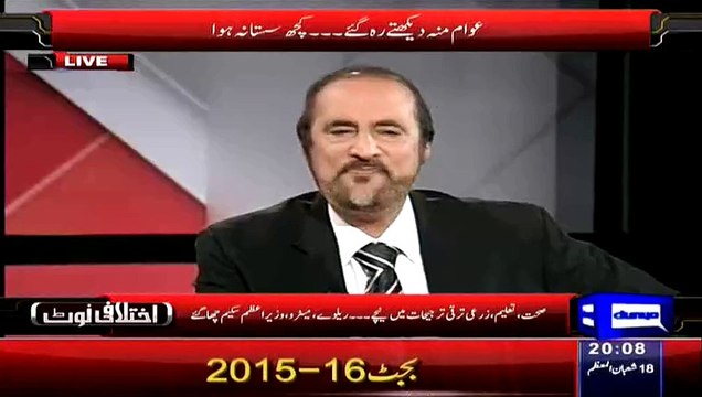 Babar Awan Telling That What Is The Budget