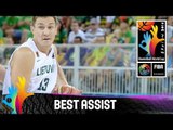 Lithuania v Slovenia - Best Assist - 2014 FIBA Basketball World Cup