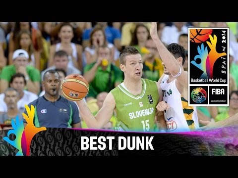 Lithuania v Slovenia - Best Dunk - 2014 FIBA Basketball World Cup