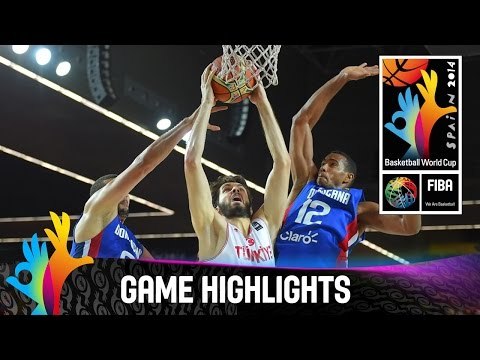 Turkey v Dominican Republic - Game Highlights - Group C - 2014 FIBA Basketball World Cup