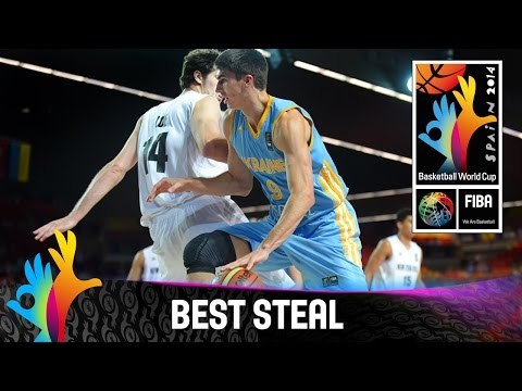 New Zealand v Ukraine - Best Steal - 2014 FIBA Basketball World Cup