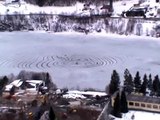 'Crop' circles appearing on ice - Arna, Norway, the 6.th of March 2010