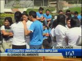 Estudiantes del Carchi motivan el cuidado ambiental