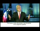 Sebastián Piñera en cadena nacional anunció el 