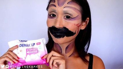 How To Remove Extreme Makeup With Liquid Latex - by ShelingBeauty