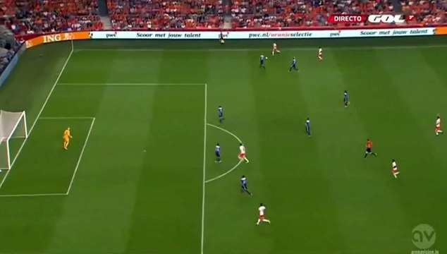 2-1 Huntelaar Second Goal - Netherlands vs USA 05.06.2015