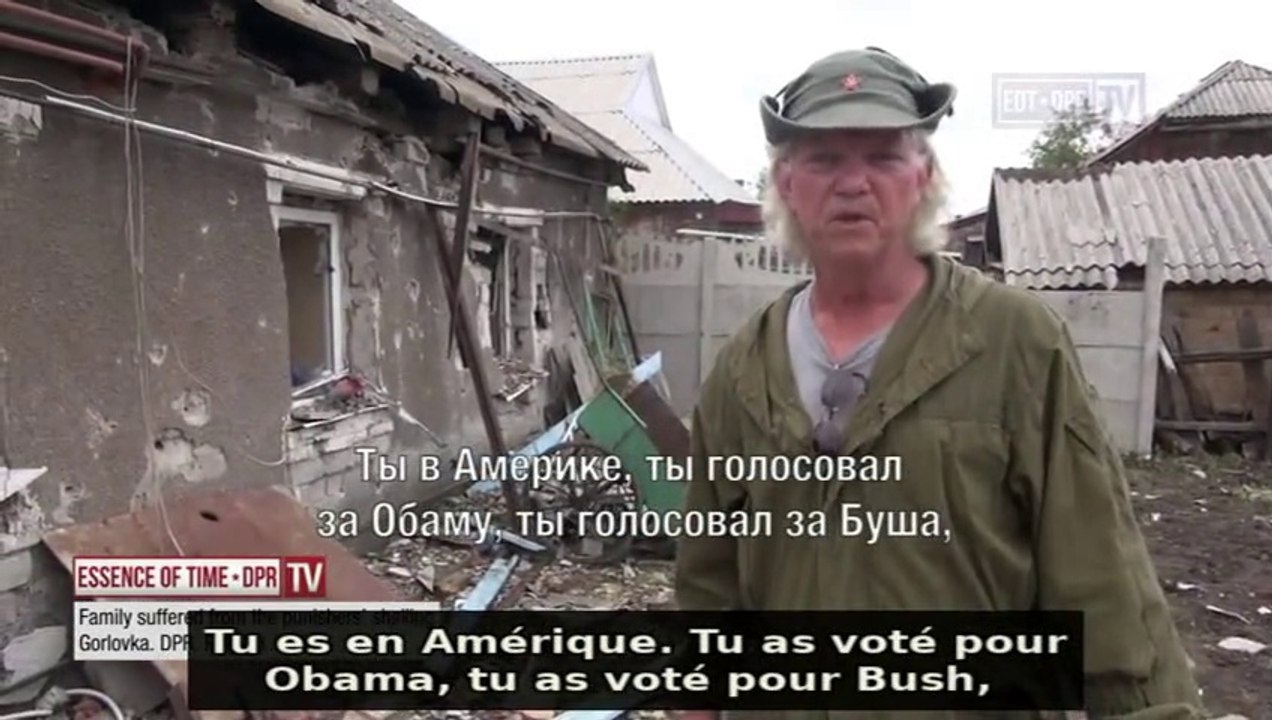 Un citoyen américain vous parle depuis Gorlovka (Ukraine - famille tuée)
