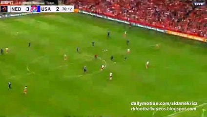 John Brooks Goal 3:2 - Netherlands vs USA 05.06.2015