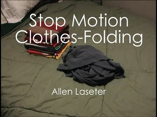 Stop Motion Clothes-Folding