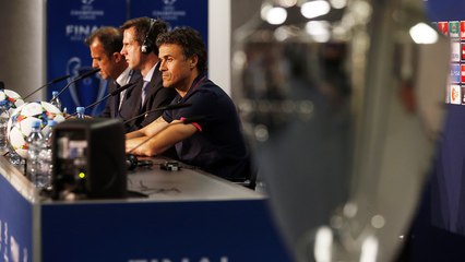 Champions League final: Press conference Luis Enrique (ENG)