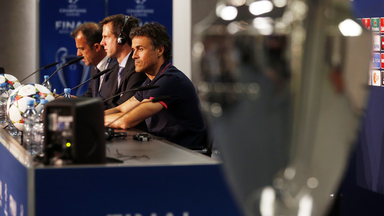 Champions League final: Press conference Luis Enrique (ENG)