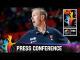 France v Croatia - Post Game Press Conference - 2014 FIBA Basketball World Cup