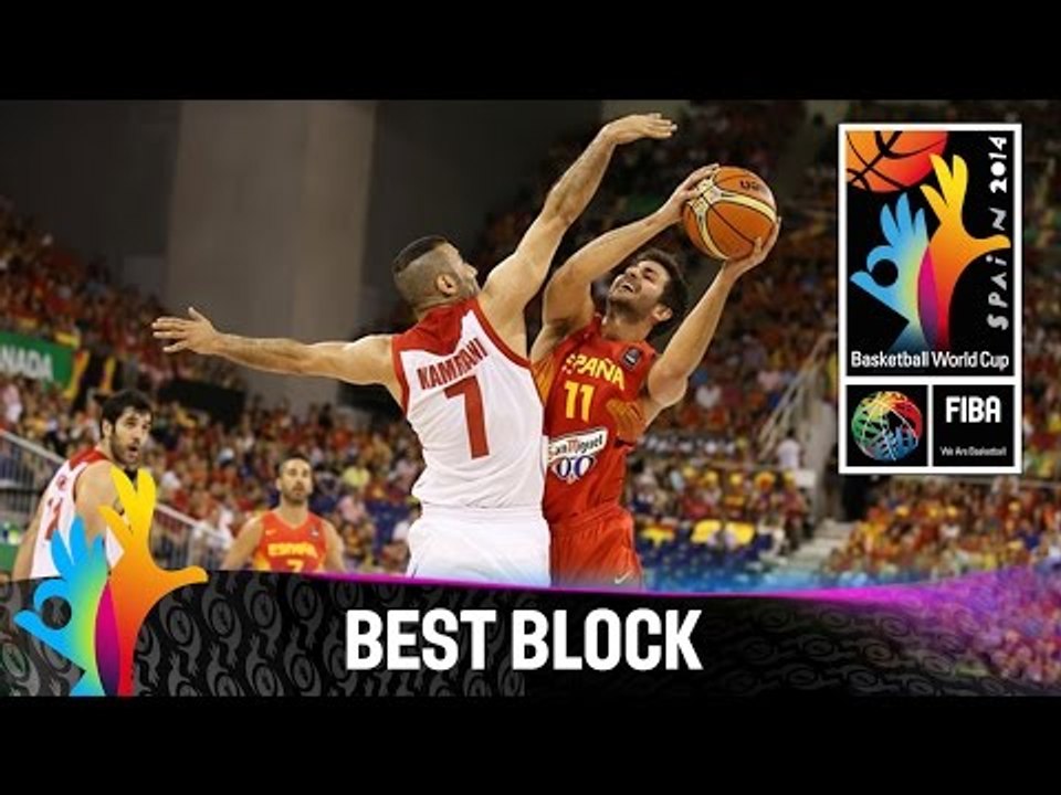 Iran v Spain - Best Block - 2014 FIBA Basketball World Cup
