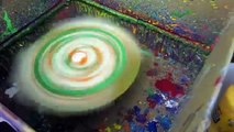 Spin art, simple homemade device /////Homemade Science with Bruce yeany