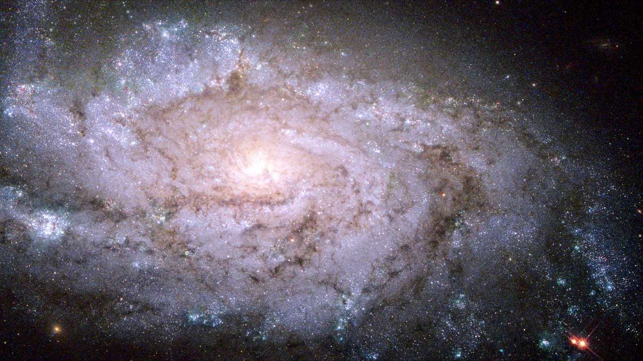 A spiral home to exploding stars