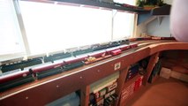 LAYOUT TOUR - HO Scale - NSMODELER24's Layout - Norfolk Southern - Double Deck