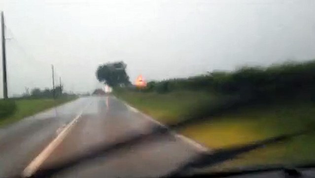 Orages et impacts de foudre entre Avesnes-sur-Helpe et Aulnoye-Aymeries