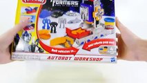 PLAY DOH TRANSFORMERS Autobot Workshop Surprise Eggs Disney Pixar Cars Lightning ★ Kids Toys TV