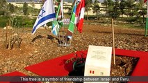 KKL-JNF - President of Peru Plants a Tree in Jerusalem