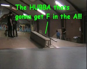 Jonas daater Kern Handler hubba skate in SKJERN