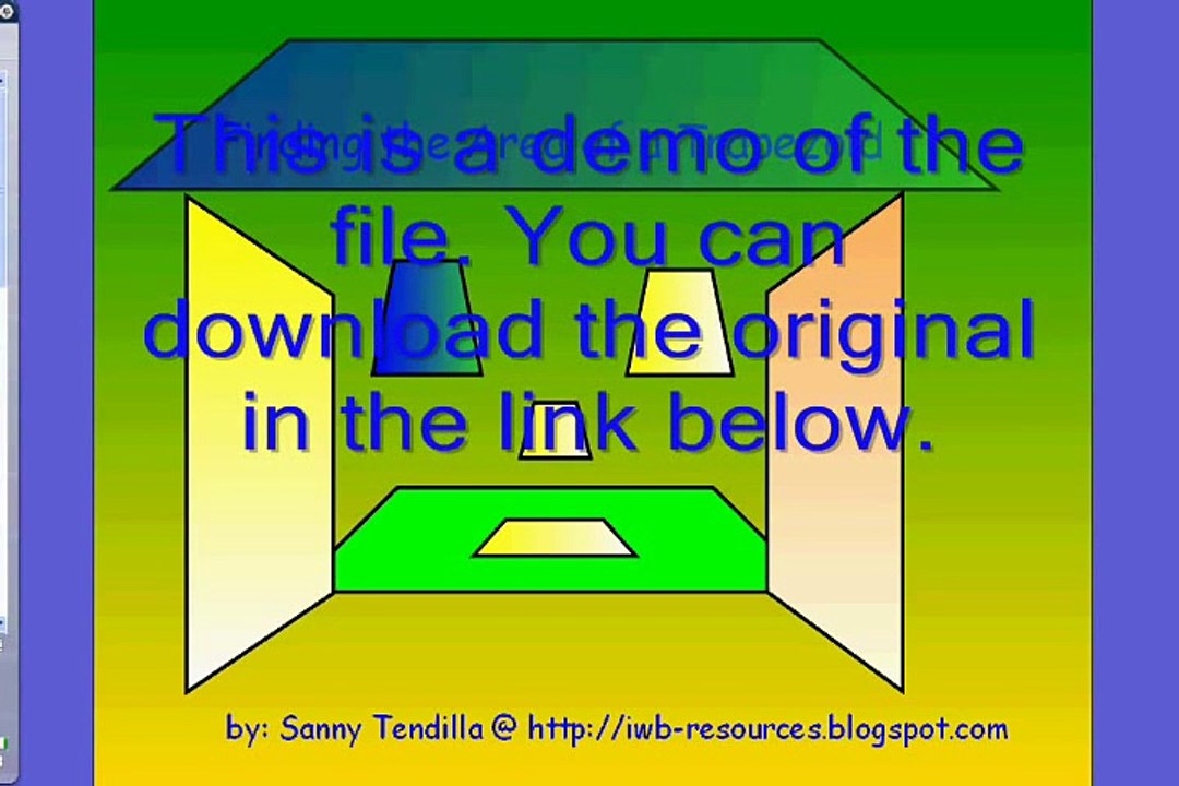 Finding the Area of Trapezoid - Interactive Math Lesson