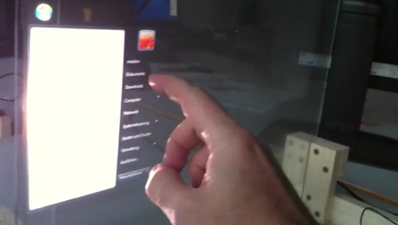 Transparent Touchscreen - Touchdemo