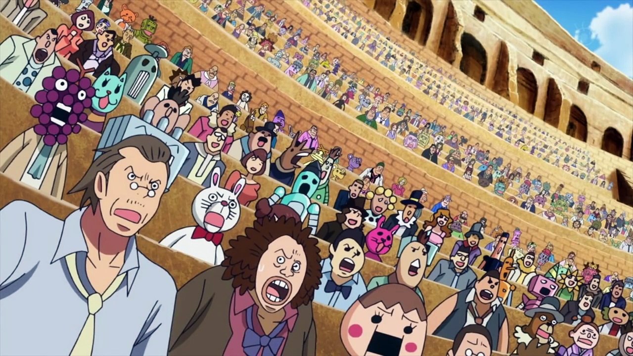Epic knockdown! Luffy vs. Hajrudin at Corrida Colosseum | One Piece [HD]
