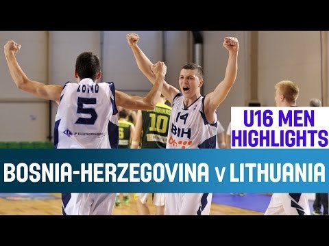 Bosnia and Herzegovina v Lithuania - Highlights - 2nd Round - 2014 U16 European Championship