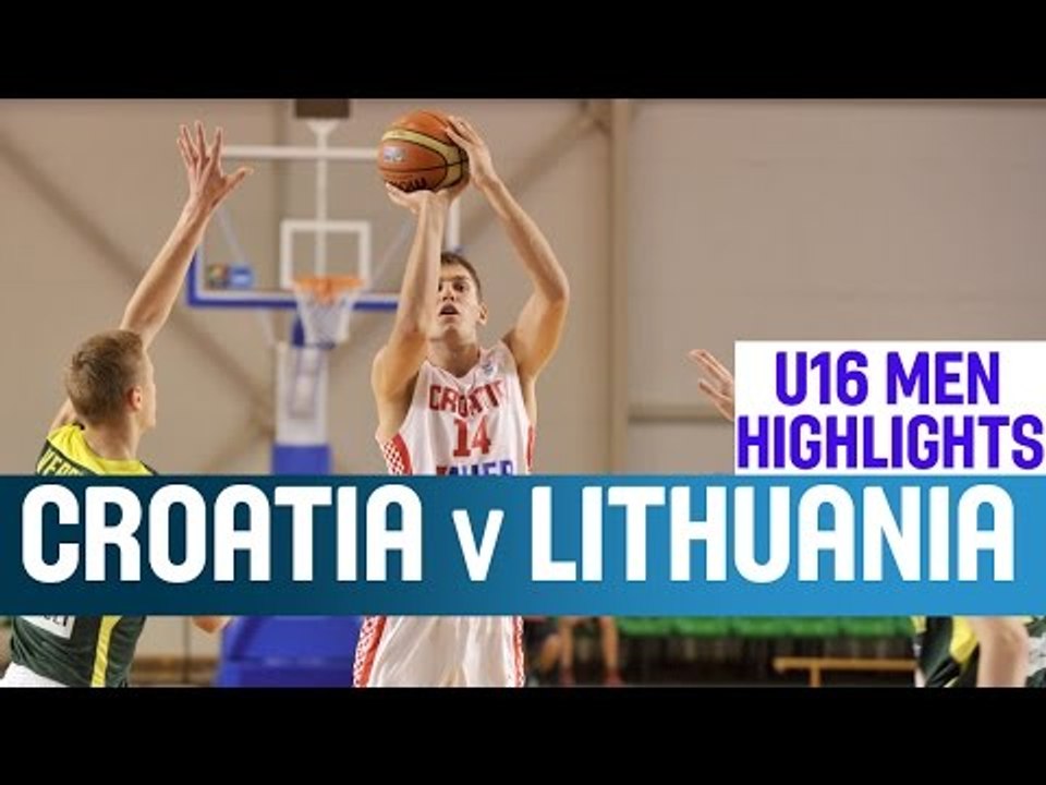 Croatia - Lithuania - Highlights - 2nd Round - 2014 U16 European Championship