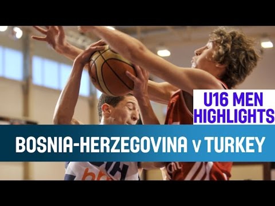 Bosnia-Herzegovina - Turkey - Highlights - 2nd Round - 2014 U16 European Championship