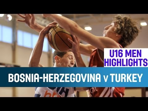 Bosnia-Herzegovina - Turkey - Highlights - 2nd Round - 2014 U16 European Championship