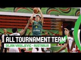 All tournament team - Dejan Vasiljevic - 2014 FIBA U17 World Championship