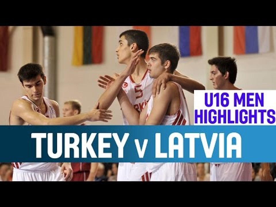 Turkey - Latvia - Highlights - 2nd Round - 2014 U16 European Championship