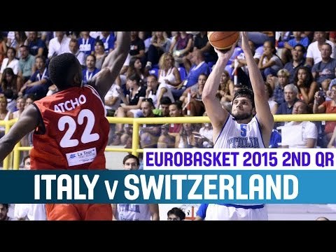 Italy v Switzerland - Highlights - 2nd Qualifying Round - EuroBasket 2015
