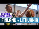 Finland - Lithuania  - Highlights - 1st Round - 2014 U16 European Championship