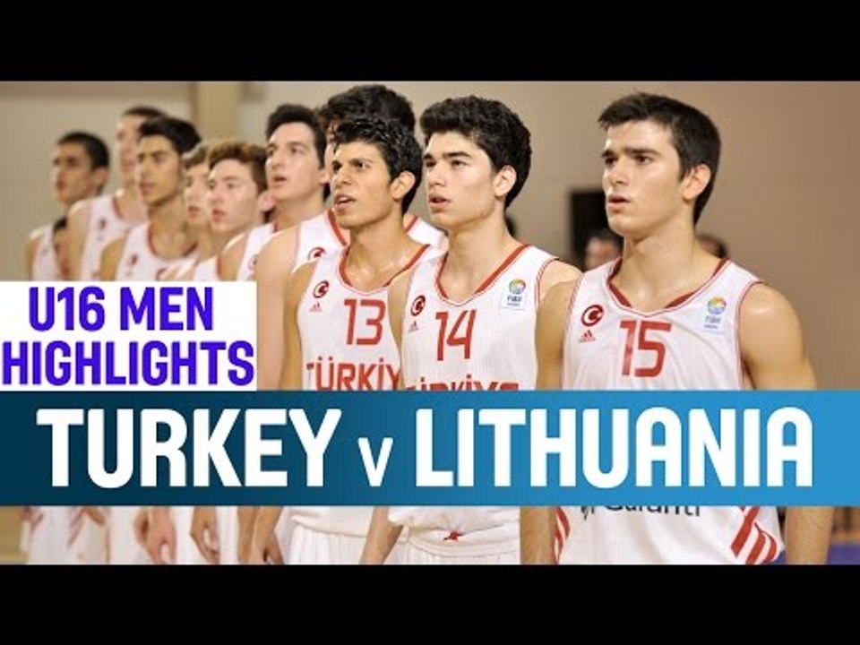 Turkey - Lithuania - Highlights - 1st Round - 2014 U16 European Championship