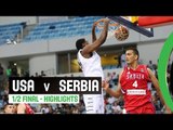 USA v Serbia - Semi Final Highlights - 2014 FIBA U17 World Championship