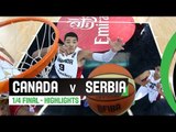 Canada v Serbia - Quarter Final Highligts - 2014 FIBA U17 World Championship