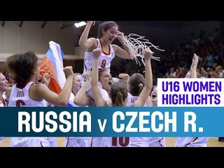 Russia v Czech Republic - Highlights - Gold Medal Game - 2014 U16 European Championship Women