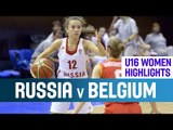 Russia v Belgium - Highlights - Quarter-Finals - 2014 U16 European Championship Women