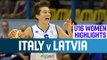 Italy v Latvia – 2nd Round -2014 U16 European Championship Women