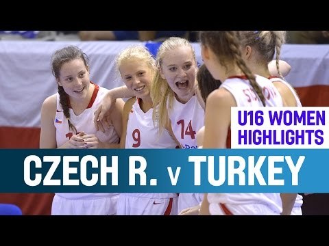 Czech Republic v Turkey - Highlights - Quarter-Finals - 2014 U16 European Championship Women