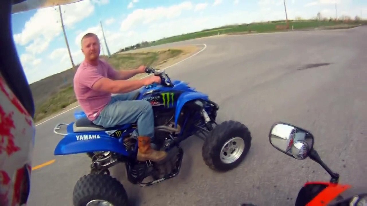 Yamaha Raptor Top Speed!
