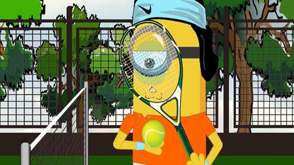 Minions Sports - Minions Tennis Game - Funny Cartoon