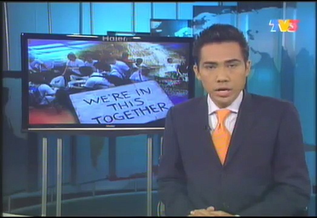 TV3 -Buletin Pagi on Waterfall Survivors