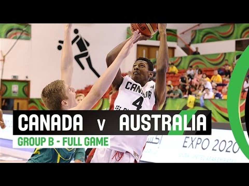 Canada v Australia - Group B Full Game - 2014 FIBA U17 World Championship