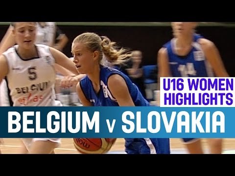 Belgium v Slovakia- Highlights -1st Round -2014 U16 European Championship Women