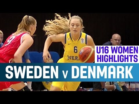 Sweden v Denmark - Highlights - 1st Round -2014 U16 European Championship Women