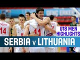 Serbia v Lithuania - Highlights - Quarter-Finals - 2014 U18 European Championship